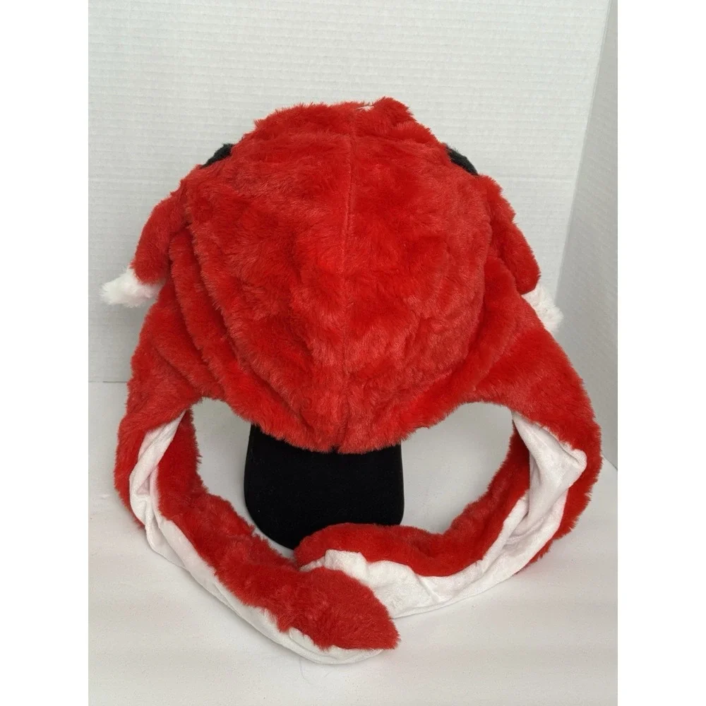 Mario Bros Moving Ear Hat Plush Red Floppy Trapper Hat Kids One Size